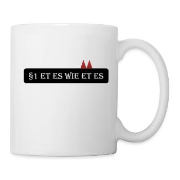 Article 1: Et it as et. - Et Kölsche - Mug - white - Right