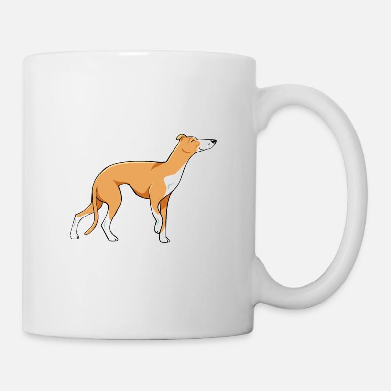 Nur Whippet III - Tasse - Weiß