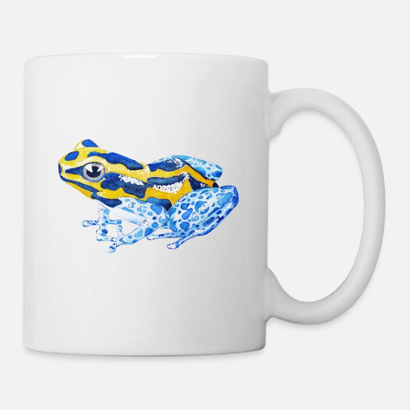 Blue frog from the rainforest - Mug - white