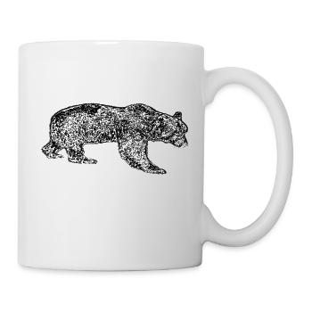 porter - Mug blanc - blanc - Droite