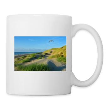 Nordsee Dünen - Tasse - Weiß - Rechts