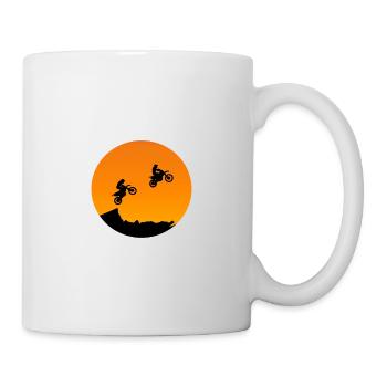 Biker - Tasse - Weiß - Rechts