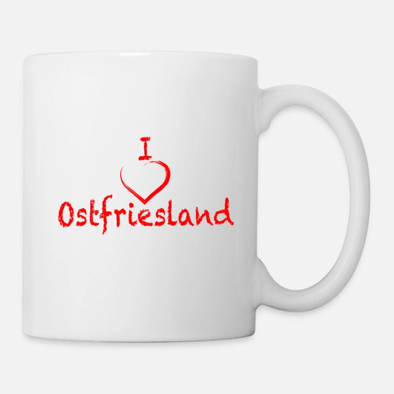 I Love Frise orientale - Mug blanc - blanc