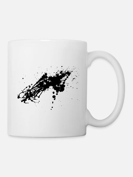 Splatter 2 - Tasse - Weiß