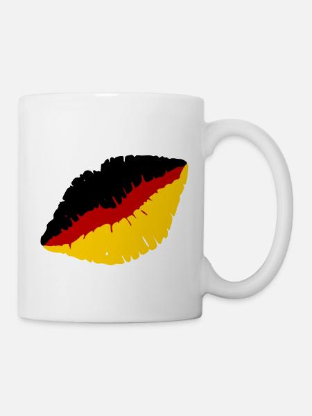 germankisses - Tasse - Weiß