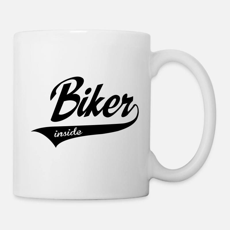 Motorrad - Tasse - Weiß