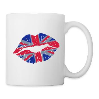 Kiss (United Kingdom / Union Jack) - Mug - white - Right