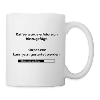 Körper.exe loading... - Tasse - Weiß - Rechts