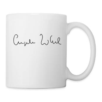 Federal Chancellor Angela Merkel signature - Mug - white - Right