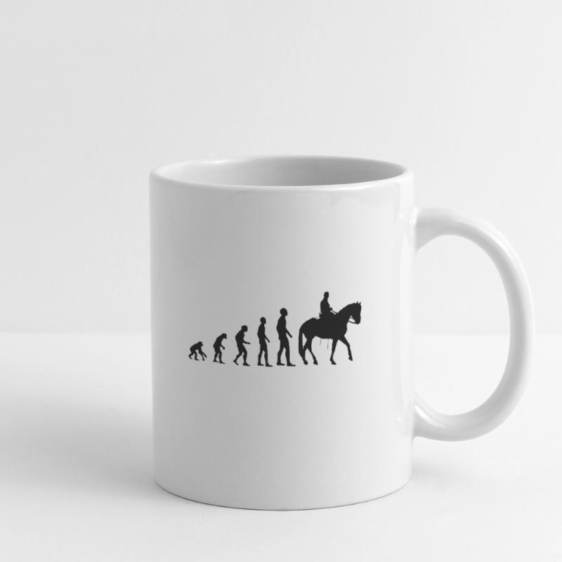 Coureur évolution Mug blanc