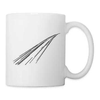 Linien - Tasse - Weiß - Rechts