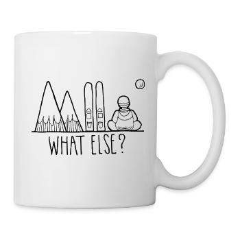 ski et montagnes what else - Mug blanc - blanc - Droite