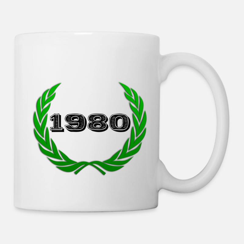 Feuilles de Laurier 1980 - Mug blanc - blanc