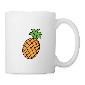 ananas - Mug blanc - blanc - Droite