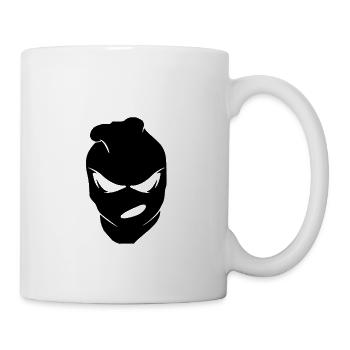 Maske - Tasse - Weiß - Rechts