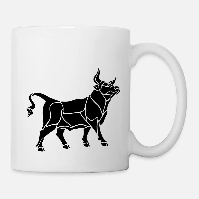 Taureau zodiaque - Mug blanc - blanc