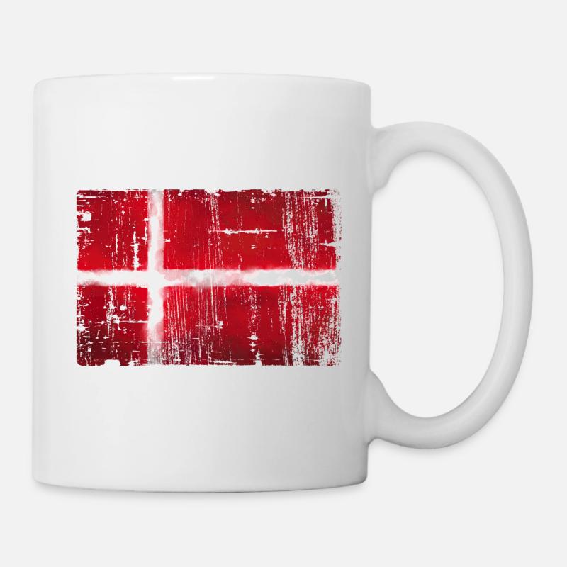 Danemark - Mug blanc - blanc