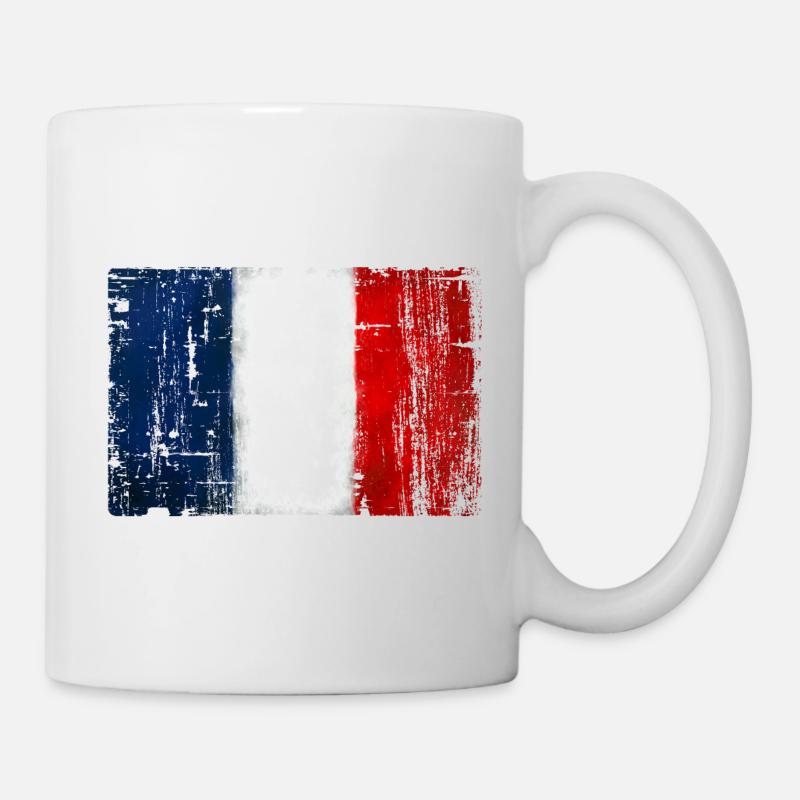 Frankreich - Tasse - Weiß