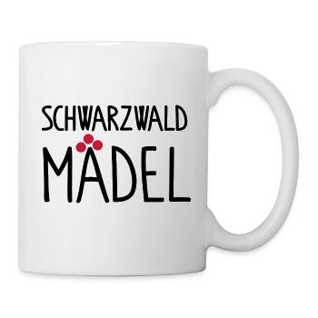 Schwarzwaldmädel - Tasse - Weiß - Rechts