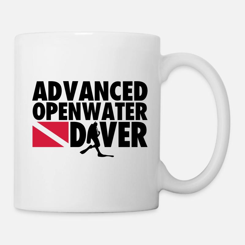 advanced open water diver - Mug - white