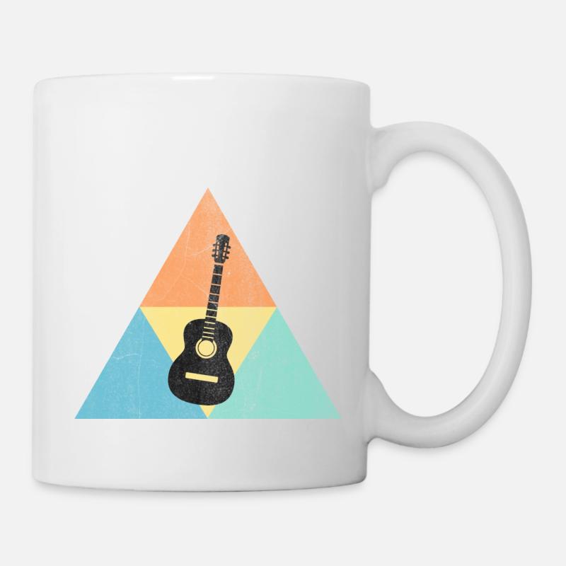 Gitarre - Tasse - Weiß