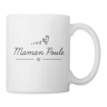 Maman poule - Mug blanc - blanc - Droite