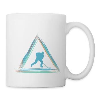 Eishockey - Tasse - Weiß - Rechts