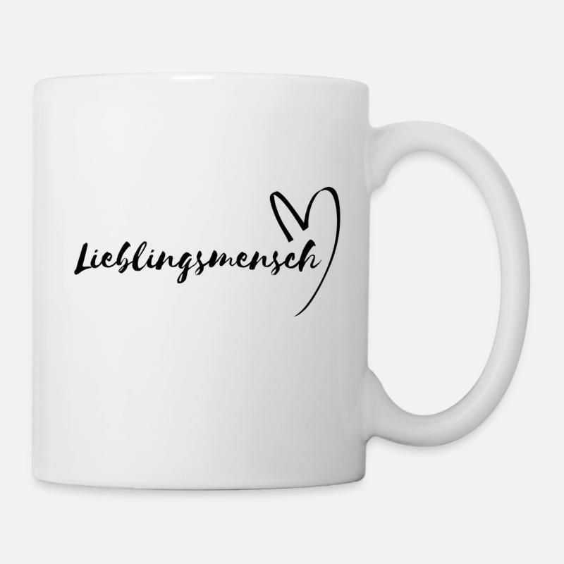 Personne préférée Amitié Amour - Mug blanc - blanc