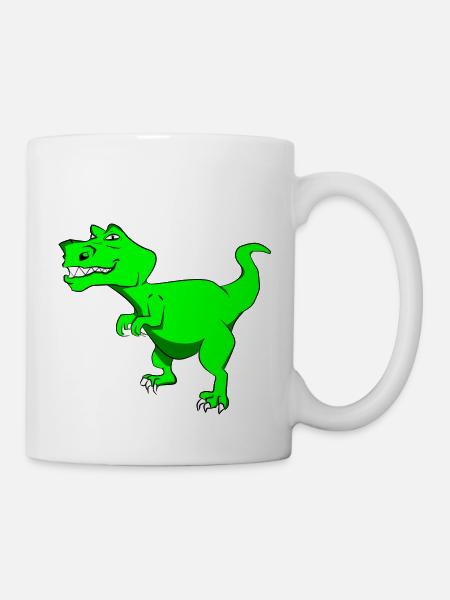 Dino für Kinder - Tasse - Weiß