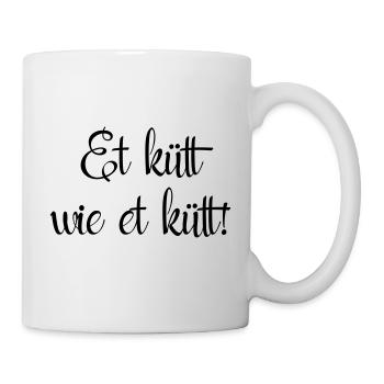 Köln Kölnerisch wie et kuett Kölsch Funny saying - Mug - white - Right