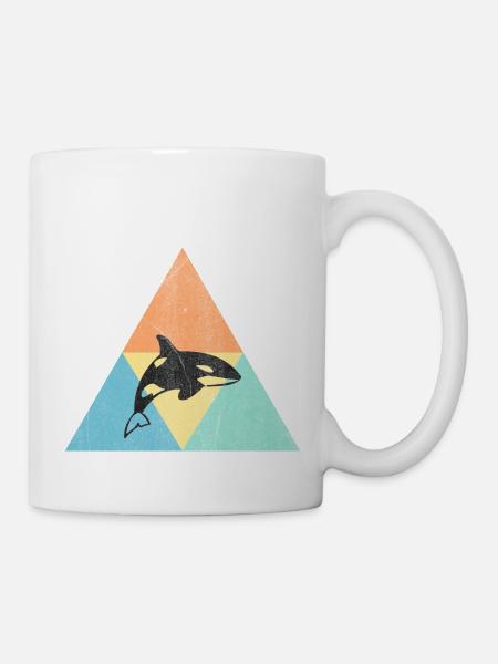 Wal - Tasse - Weiß