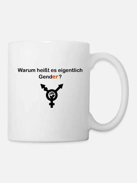 GendER? - Tasse - Weiß