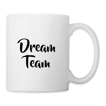 Dream Team - Tasse - Weiß - Rechts
