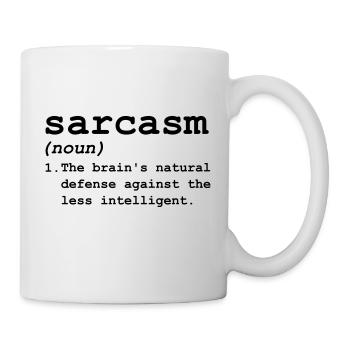 Sarcasm Definition - Mug - white - Right