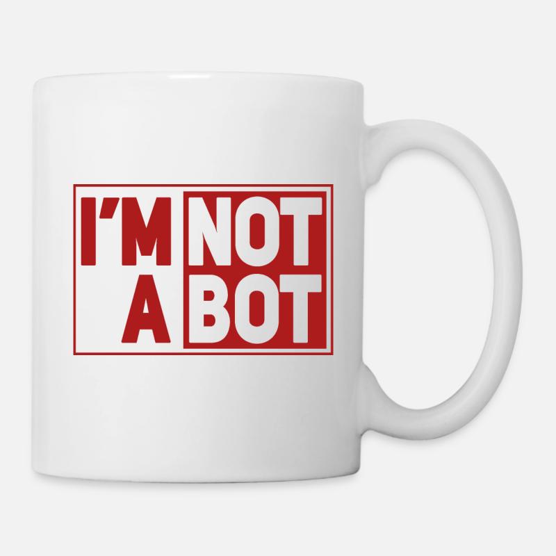 I'm Not A Bot - Mug - white
