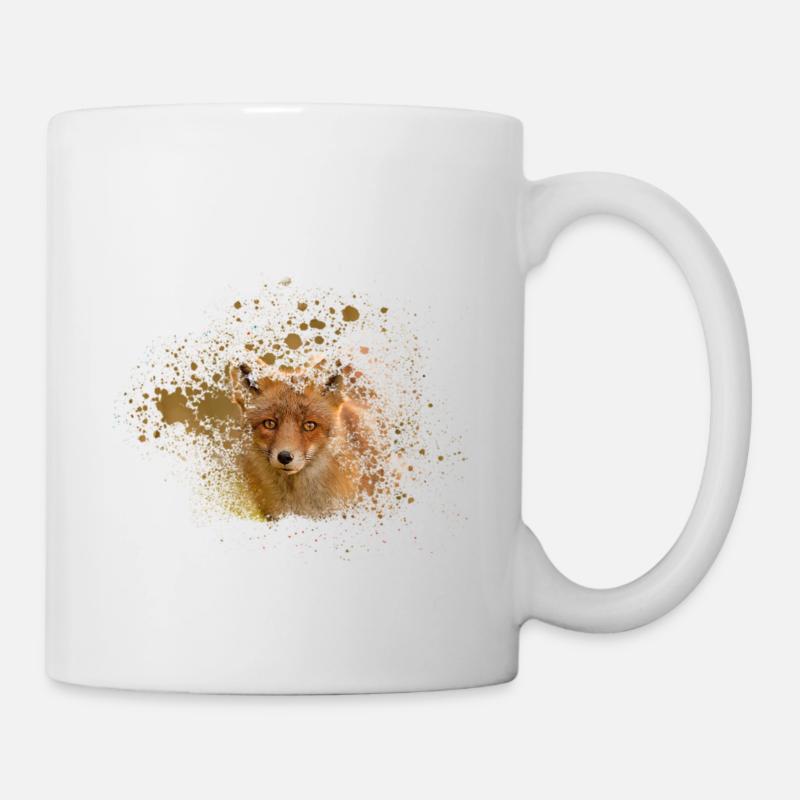 Fuchs - Tasse - Weiß