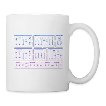 Synthesizer | Gradient Synth - Tasse - Weiß - Rechts
