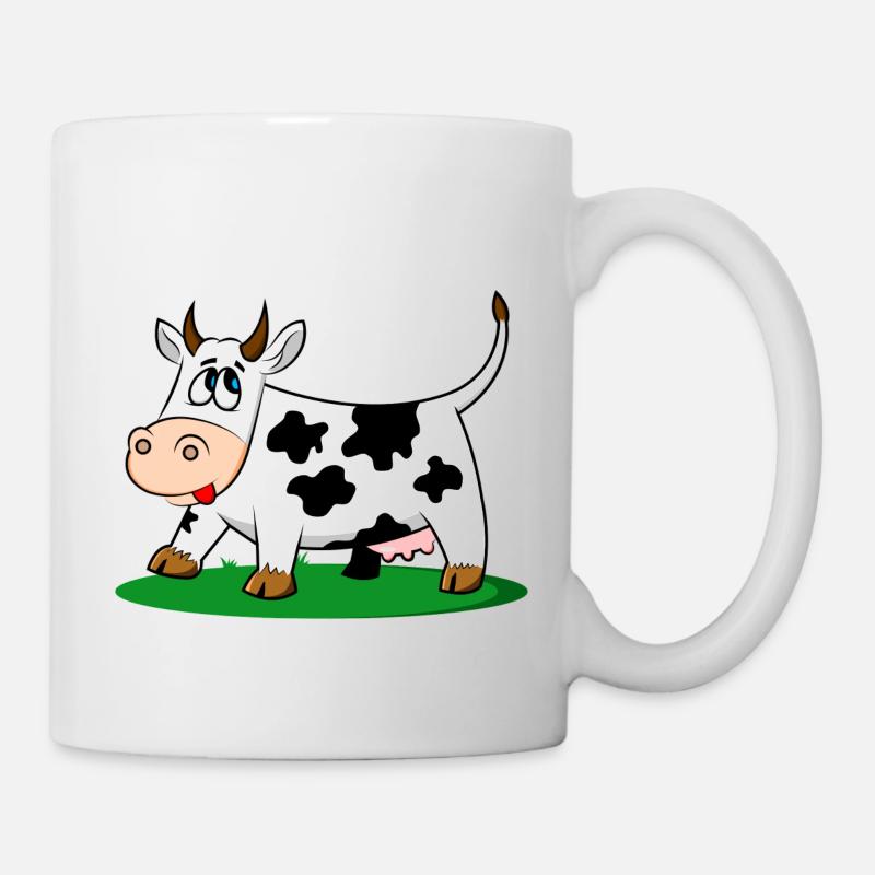 Vache animal drôle cadeau idée cadeau - Mug blanc - blanc