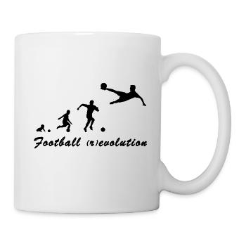Football (r) évolution - Mug blanc - blanc - Droite