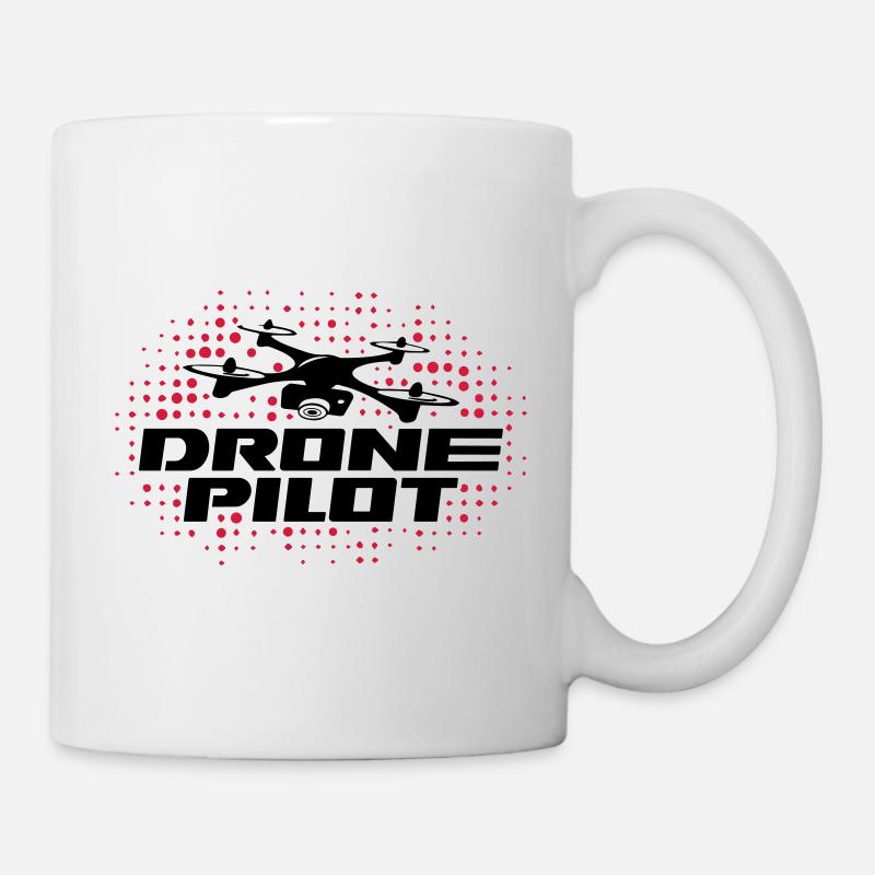 drone pilot - Tasse - Weiß