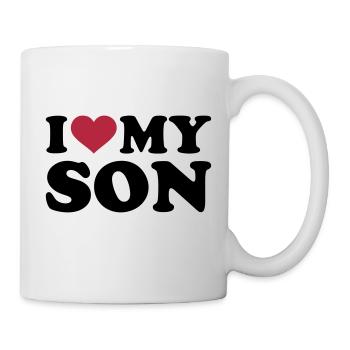 I love my son - Tasse - Weiß - Rechts