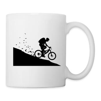 Mountain bikers - Mug - white - Right