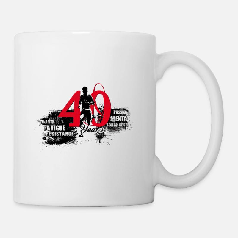 Runner - 40ème anniversaire - Mug blanc - blanc