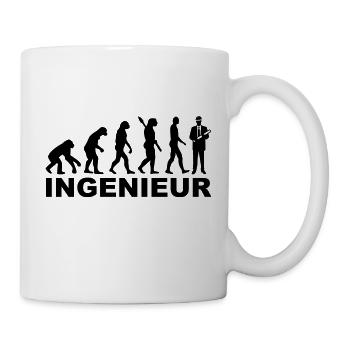 Ingenieur - Tasse - Weiß - Rechts