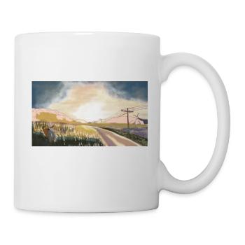 a country road - Mug - white - Right