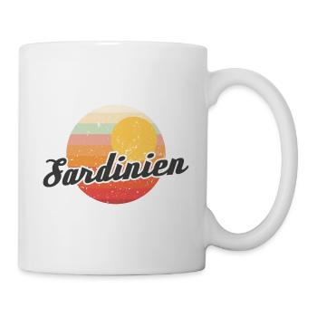 Sardinien Sonnenaufgang - Tasse - Weiß - Rechts