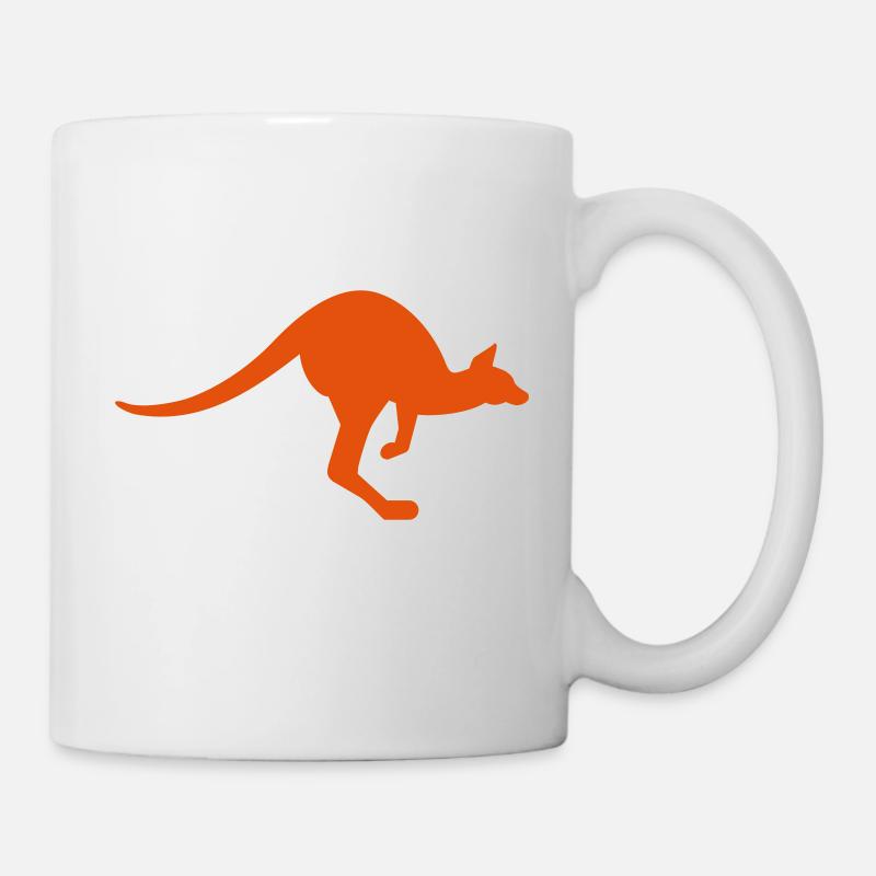 Känguru - Tasse - Weiß