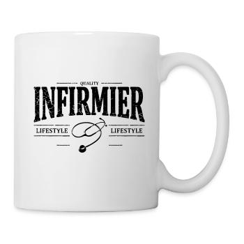 Infirmier - Mug blanc - blanc - Droite