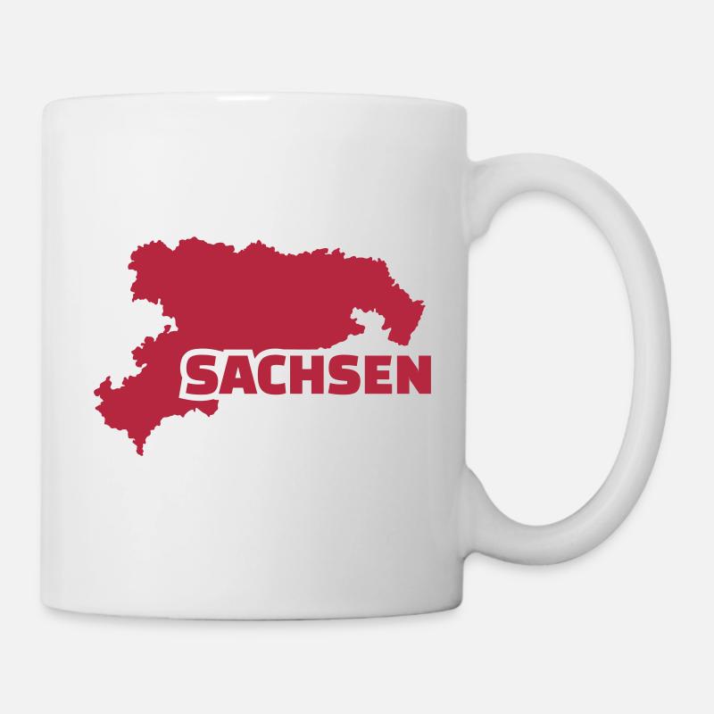 Sachsen - Tasse - Weiß