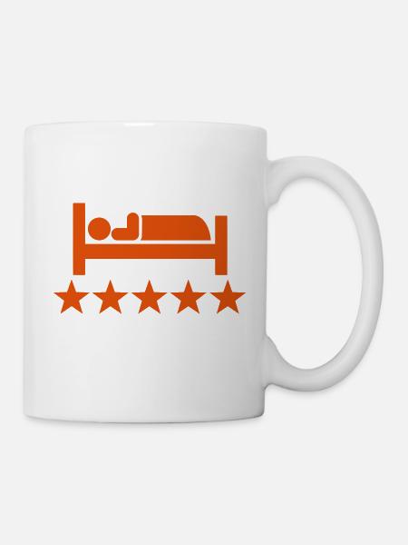 Schlafen - Tasse - Weiß